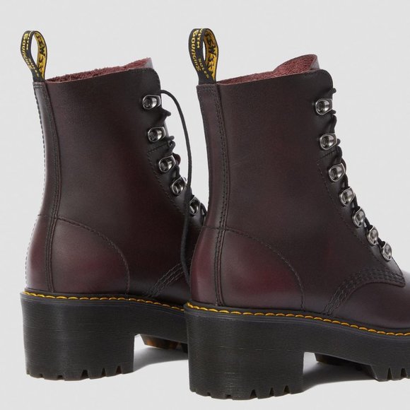 Dr. Martens Women's Leona Vintage Leather Boot - Picture 4 of 11